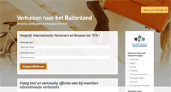 Desktop Screenshot of internationale-verhuizers.com